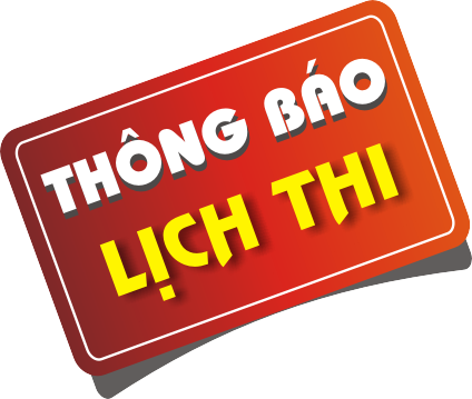 Lịch thi học kỳ I năm học: 2018 - 2019