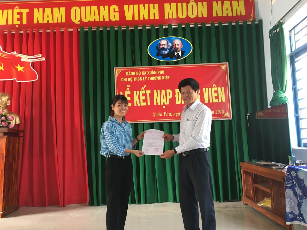 Lễ kết nạp Đảng viên mới năm 2018